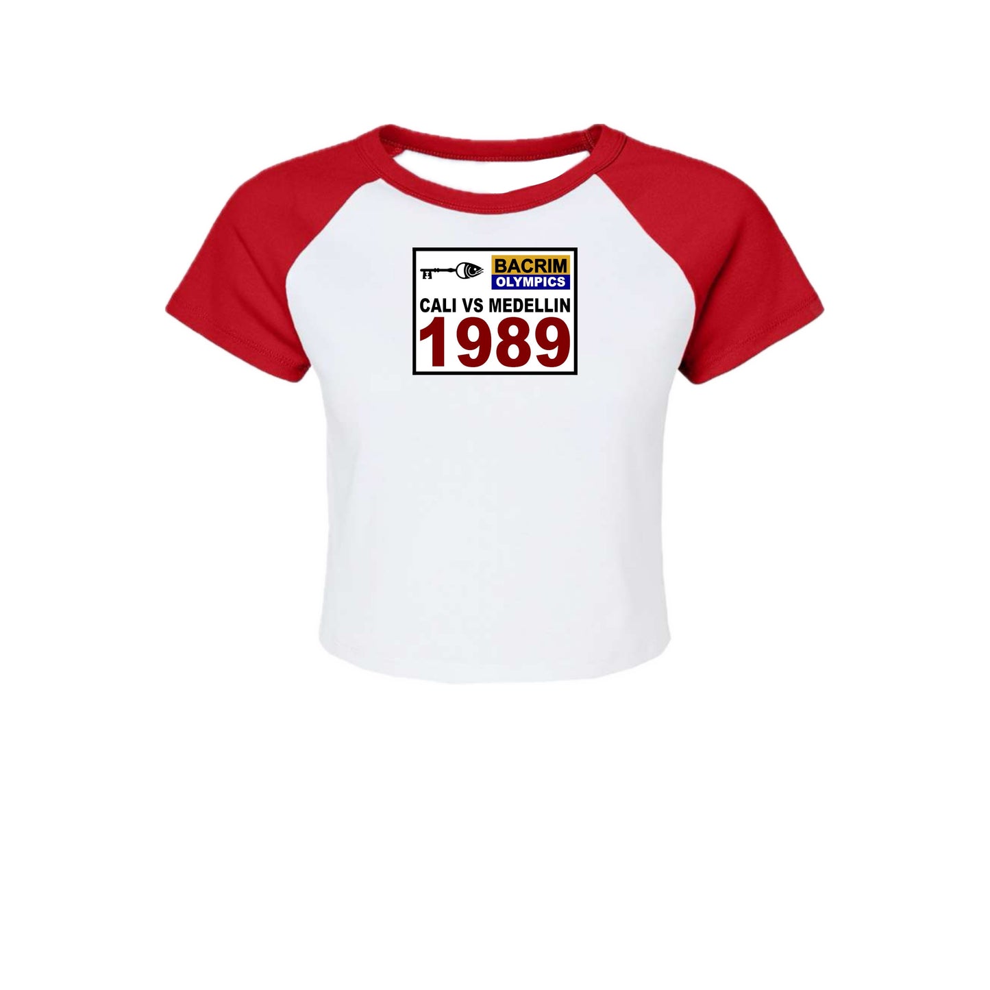 Cali vs Medellín Raglan Crop Top