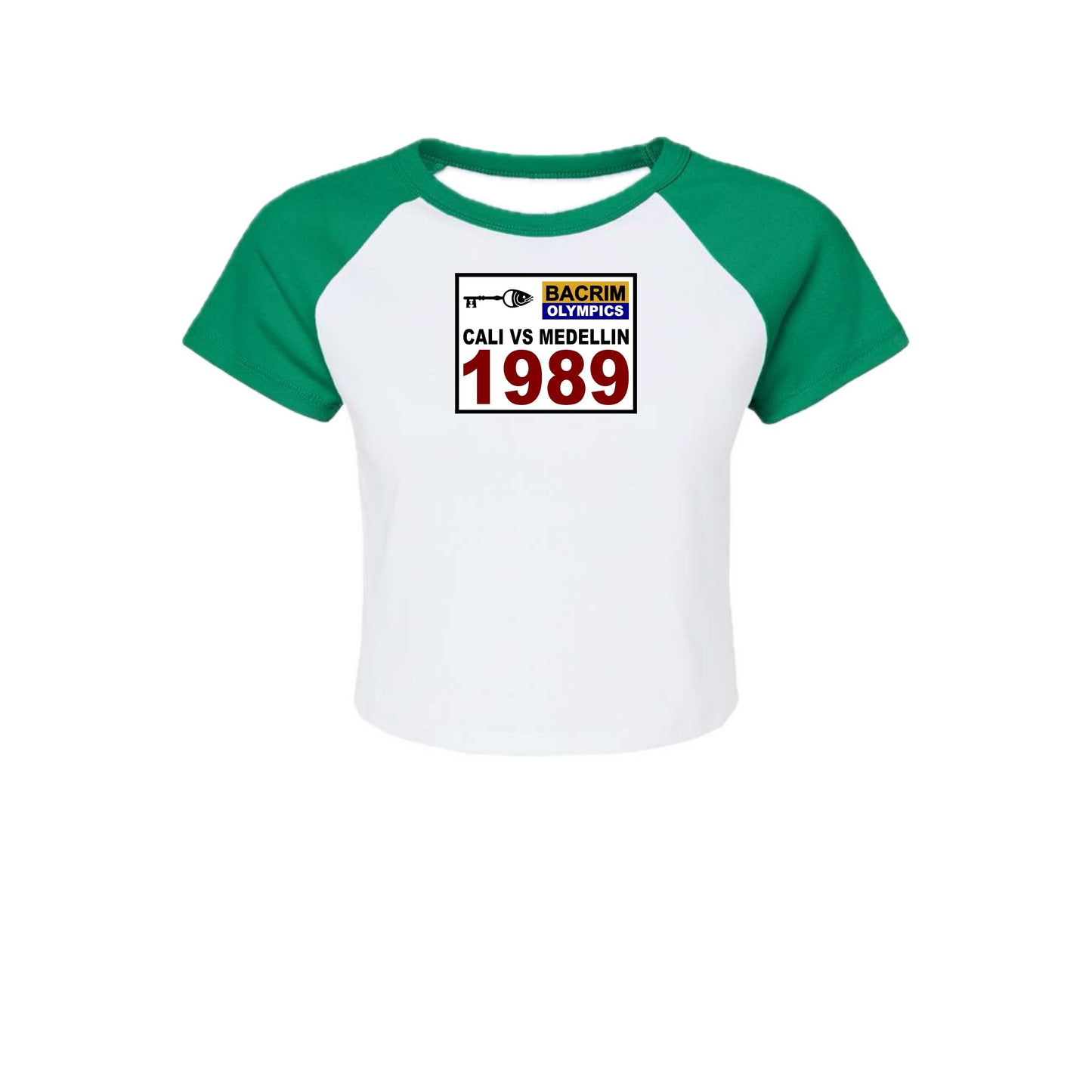 Cali vs Medellín Raglan Crop Top