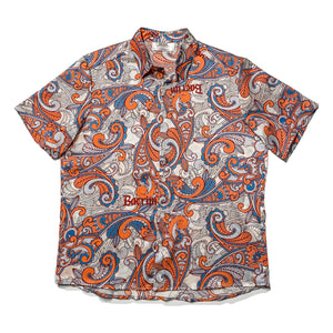 Paisley Short Sleeve Button Up
